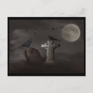 briefkaart met kraaibegraafplaats