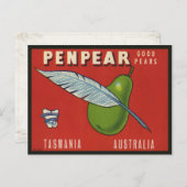 Briefkaart met  label koelen Afdrukken (Voorkant / Achterkant)