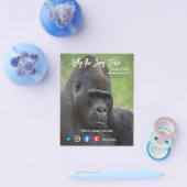 briefkaart met lange adem flyer (Enkel)