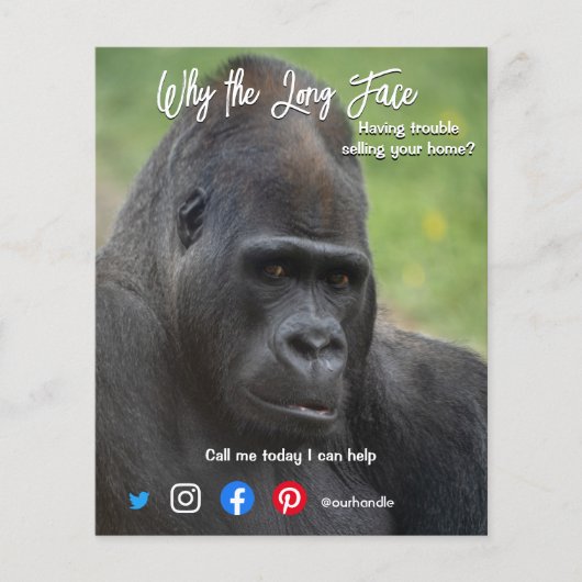 briefkaart met lange adem flyer (Voorkant)