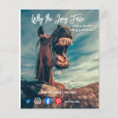 briefkaart met lange adem flyer (Voorkant)