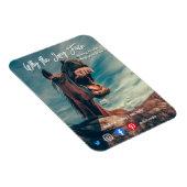 briefkaart met lange adem magneet (Rechterzijde)