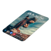 briefkaart met lange adem magneet (Linkerzijde)