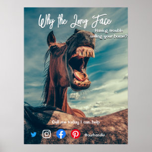 briefkaart met lange adem poster