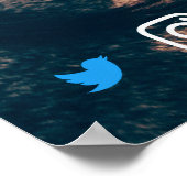 briefkaart met lange adem poster (Hoek)