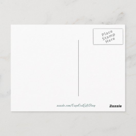 Briefkaart met lastige Lily Art (Achterkant)