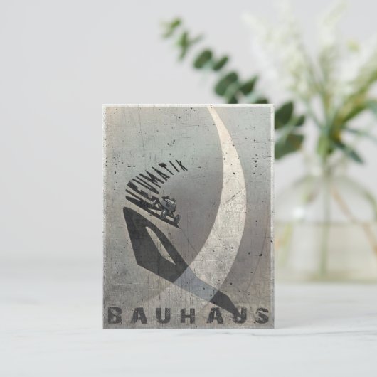 Briefkaart met László Moholy-Nagy Print (Staand voorkant)