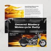 Briefkaart met leerlingenbrander (Voorkant / Achterkant)