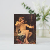 Briefkaart met Léon Bazile Perrault Painting (Staand voorkant)