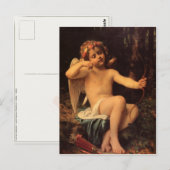 Briefkaart met Léon Bazile Perrault Painting (Voorkant / Achterkant)