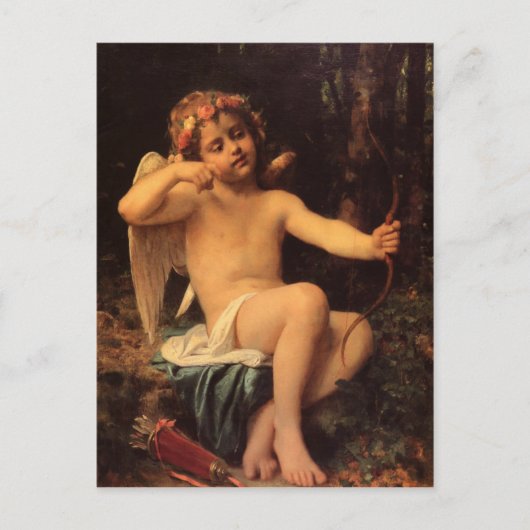 Briefkaart met Léon Bazile Perrault Painting (Voorkant)