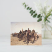 Briefkaart met leongordelverf (Staand voorkant)