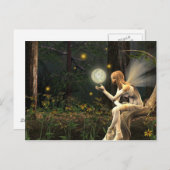 Briefkaart met lichte kogel (Voorkant / Achterkant)