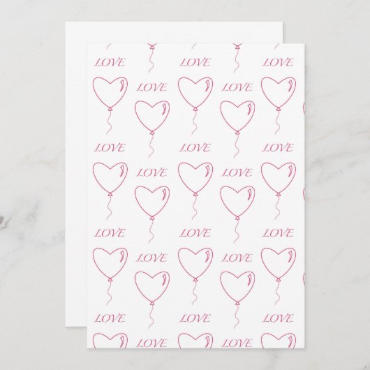 Briefkaart met liefde (Voorkant / Achterkant)