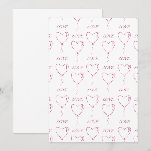 Briefkaart met liefde (Voorkant / Achterkant)