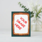 briefkaart met lijst voor uw foto (Staand voorkant)