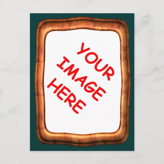 briefkaart met lijst voor uw foto (Voorkant)