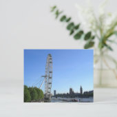 Briefkaart met London Eye reuzenrad (Staand voorkant)