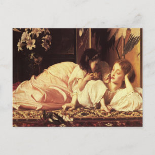 Briefkaart met Lord Frederick Leighton schilderij