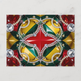 Briefkaart met Los Angeles Kleuren Design