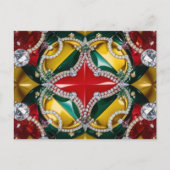 Briefkaart met Los Angeles Kleuren Design (Voorkant)