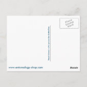 Briefkaart met lycaenidae-vlinders (Achterkant)
