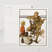 Briefkaart met  Magazine Hoesje Art (Voorkant / Achterkant)