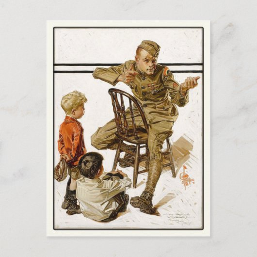 Briefkaart met  Magazine Hoesje Art (Voorkant)