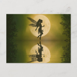 Briefkaart met milde reflectie