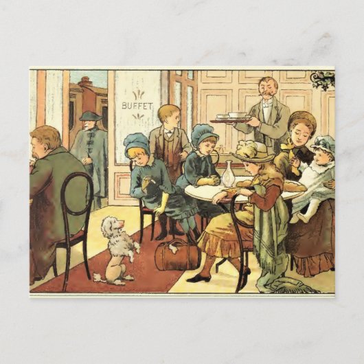  Briefkaart met mooie illustratie (Voorkant)