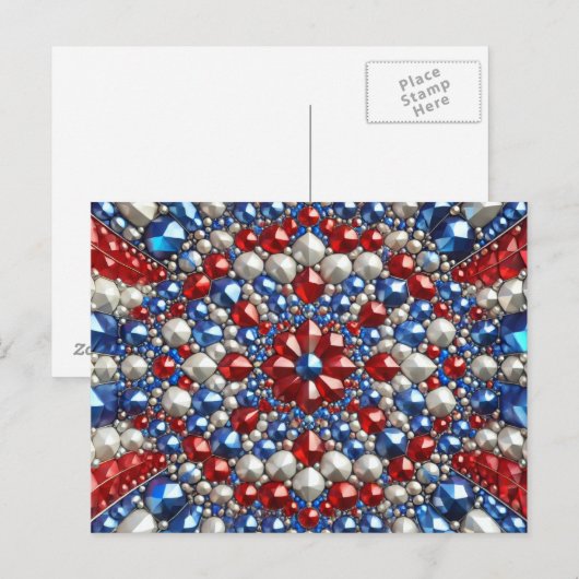 Briefkaart met Nederlands Kleuren Design (Voorkant / Achterkant)