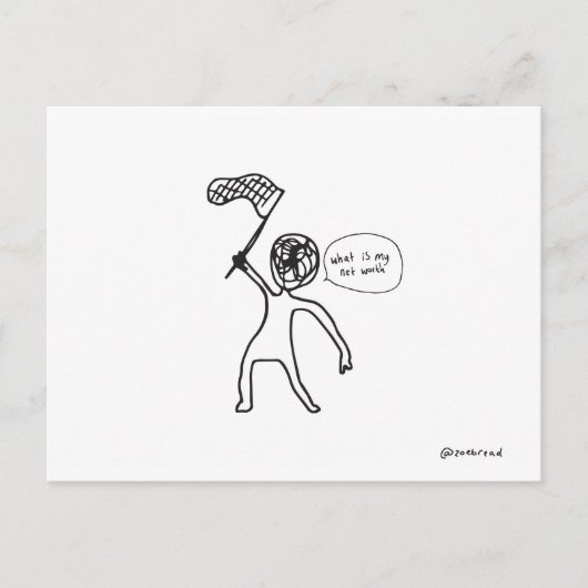 briefkaart met nettowaarde (Voorkant)