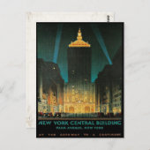 Briefkaart met  New York Central Print (Voorkant / Achterkant)