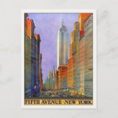 Briefkaart met  New York Poster Print (Voorkant)