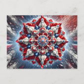 Briefkaart met Noorse kleuren Design (Voorkant)