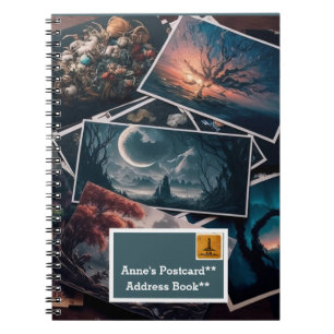 Briefkaart met Notitieboek