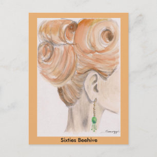 Briefkaart met oorspronkelijke kunst van de vrouw