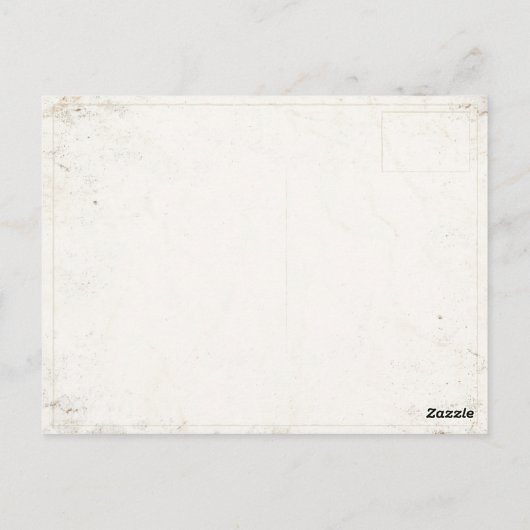 Briefkaart met  Paarse Cow Apples Print (Achterkant)