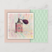 Briefkaart met parfumflesje (Voorkant)