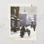 Briefkaart met Paul Gustave Fischer-schildering (Voorkant / Achterkant)