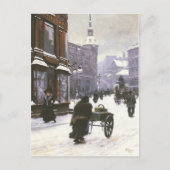 Briefkaart met Paul Gustave Fischer-schildering (Voorkant)