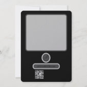 Briefkaart met platte feestdag voor reizen (Achterkant)