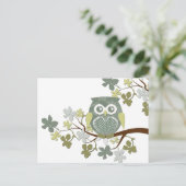 Briefkaart met poolboomkor (Staand voorkant)