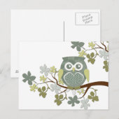 Briefkaart met poolboomkor (Voorkant / Achterkant)