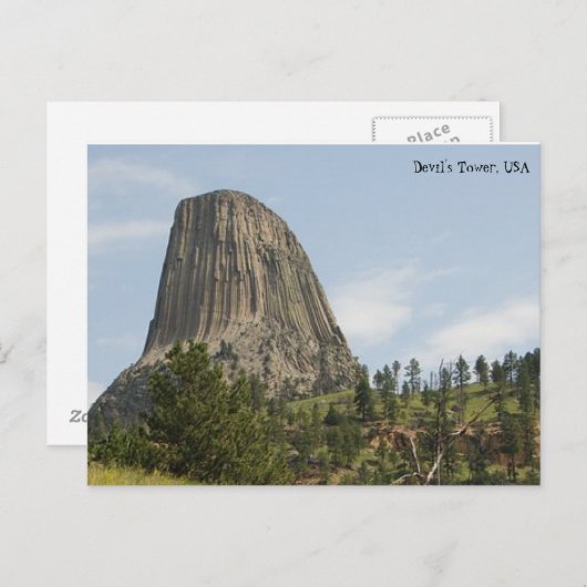 Briefkaart met populaire plaatsen (Voorkant / Achterkant)