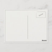 Briefkaart met  Poster van Avant-Garde (Achterkant)