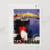 Briefkaart met  Poster van de Haven (Voorkant / Achterkant)