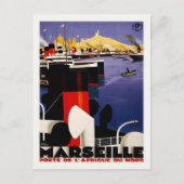 Briefkaart met  Poster van de Haven (Voorkant)