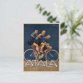 Briefkaart met  Poster voor fietsen (Staand voorkant)