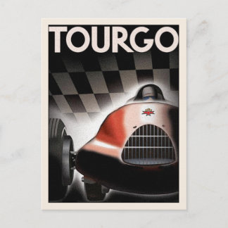 Briefkaart met Poster voor racegebruik